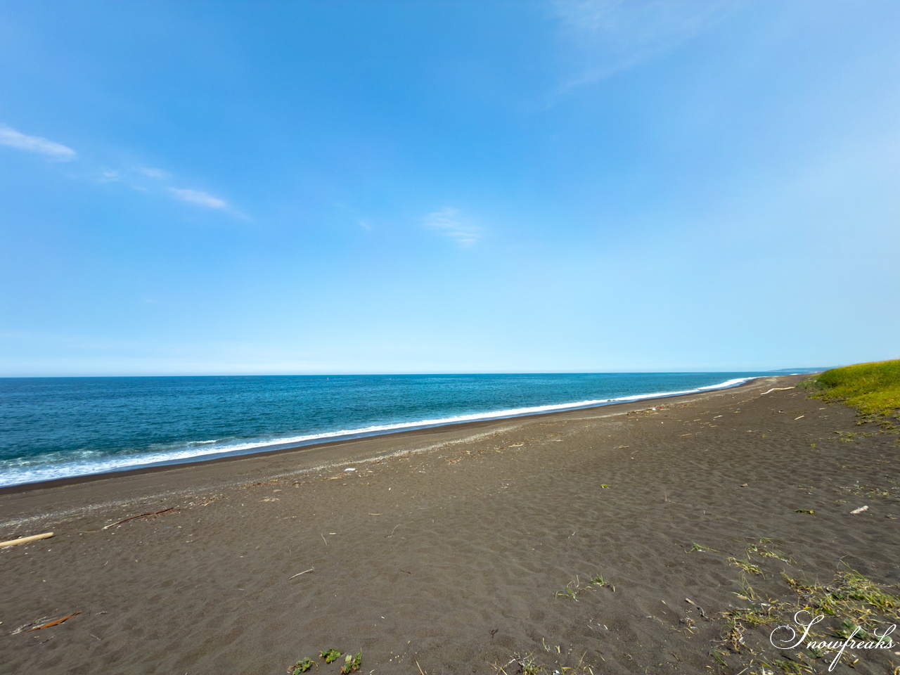 これぞ、北海道！サロマ湖とオホーツク海を望みながら『ワッカ原生花園』をのんびりサイクリング(^^)/